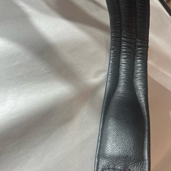 MSS80 2 Inch LEVY Guitar Strap Belt Leather Burgundy Black Music Band - Picture 6 of 16